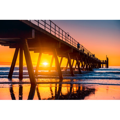 Iconic Glenelg Beach - Wrapped Canvas Print