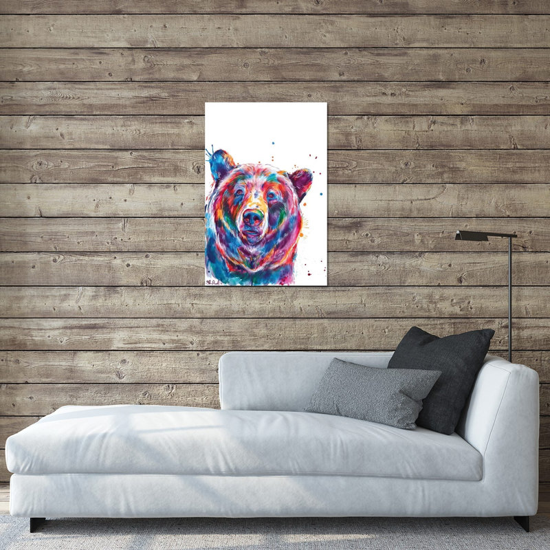 Ours - impression sans cadre, H 24 po x l 16 po x P 0,25 po