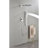 Shower System With Plating - Head, Hand Shower, Slide Bar, Arm, Hose, Valve Trim Parts Kit Effect For Bathroom Upgrade