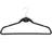 Lopp Plastic Velvet Hangers Non-Slip Heavy Duty Standard Hanger for Suit/Coat
