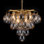 Yader 8 - Light Dimmable Bubble Glass Chandelier