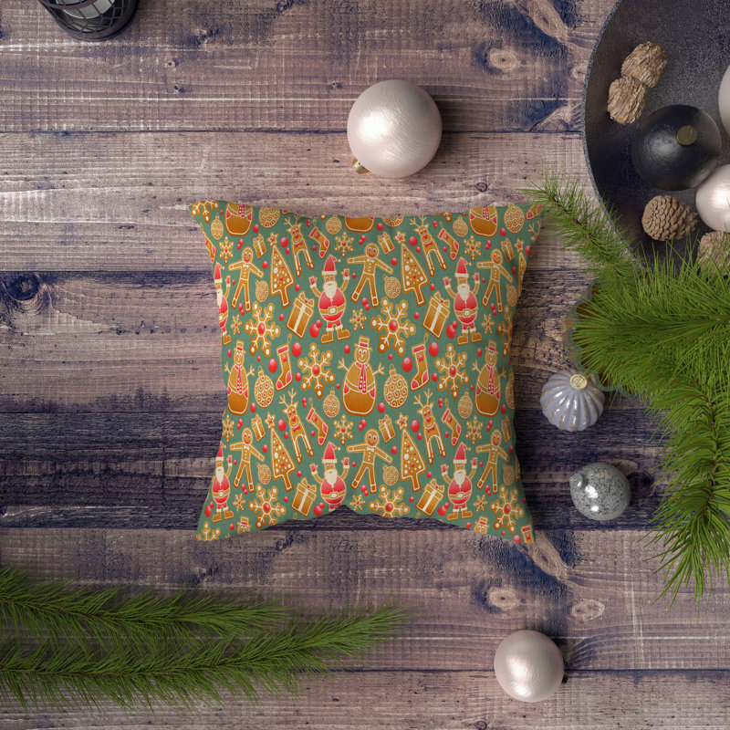 Premium Washable Cushion, 17.0 x 17.0 Inches, 50% Cotton / 50% Polyester, Silicone Filling | Machine Washable at 86°F, Iron Safe | Soft Comfort for Home Decor, Stylish & Functional for Living Room & Bedroom