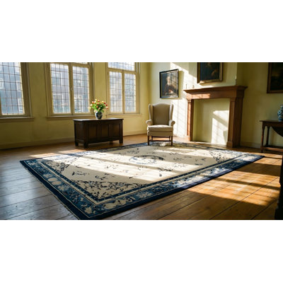 Tapis antique chinois à motif de médaillon