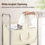Panier à linge roulant vertical 120L avec sacs amovibles, paniers à linge à 3 sections avec roulettes, trieur de linge à 3 niveaux pour petits espaces, dortoir, chambre à coucher, salle de bain, salle de lavage