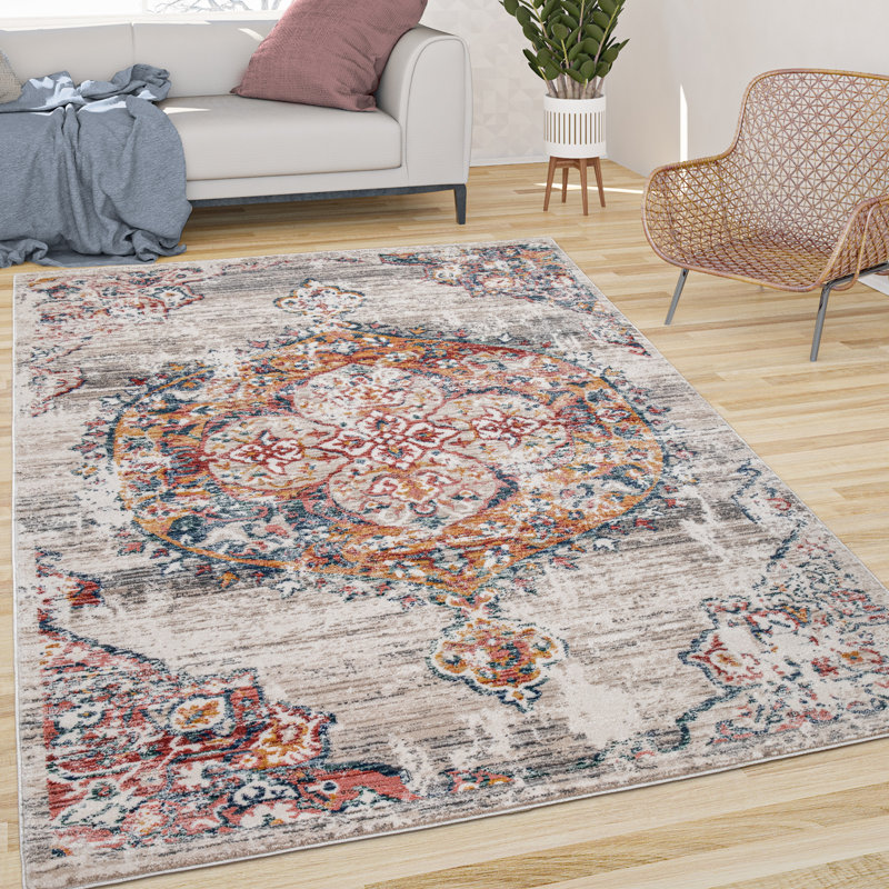 Emilce Oriental Indoor Rug, Rectangle 6'7" x 9'6"
