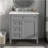 30'' Bathroom Vanity With Top Sink, Modern Bathroom Storage Cabinet With 2 Drawers And A Tip-Out Drawer, Single Sink Bathroom Vanity-639673457