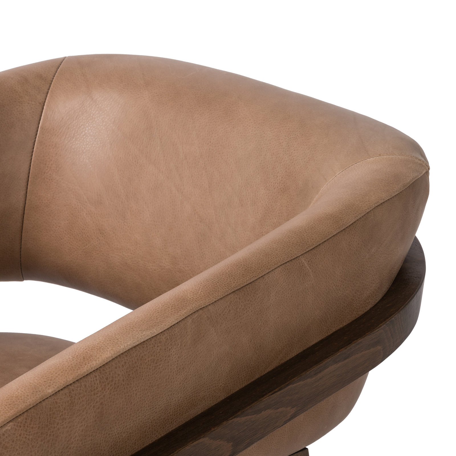 Maudette Upholstered Barrel Chair, Palermo Drift