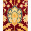 Tapis unique noué à la main 8 pi 1 po x 10 pi 1 po Cheserfo - rouge