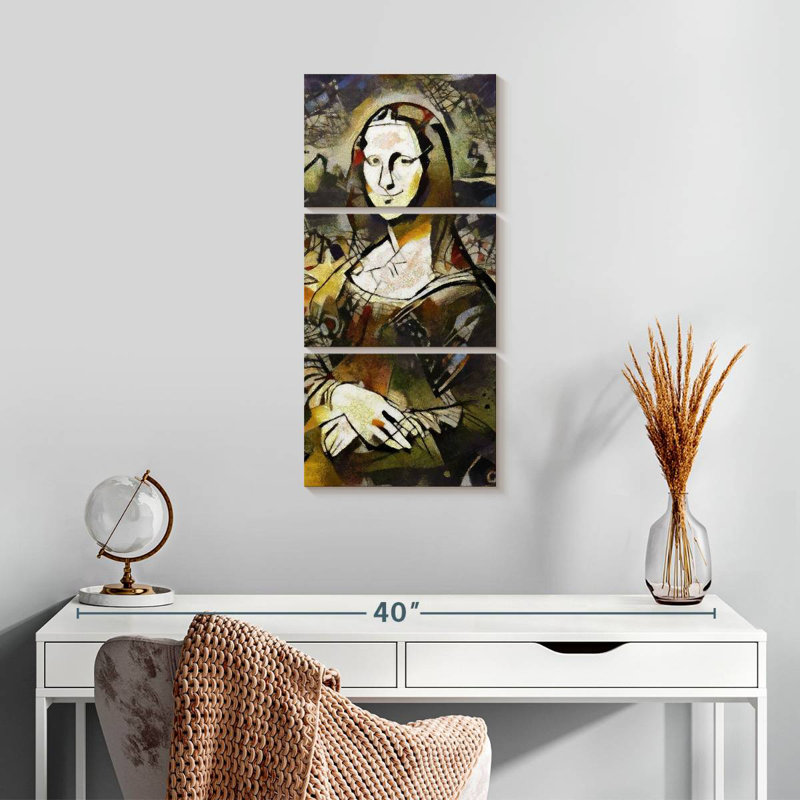 Mona Lisa Smile, H 27 po x l 12 po