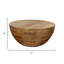 Table basse en bois massif de 31 po L Elshan