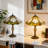 17.7"h Tiffany Stained Glass Table Lamp