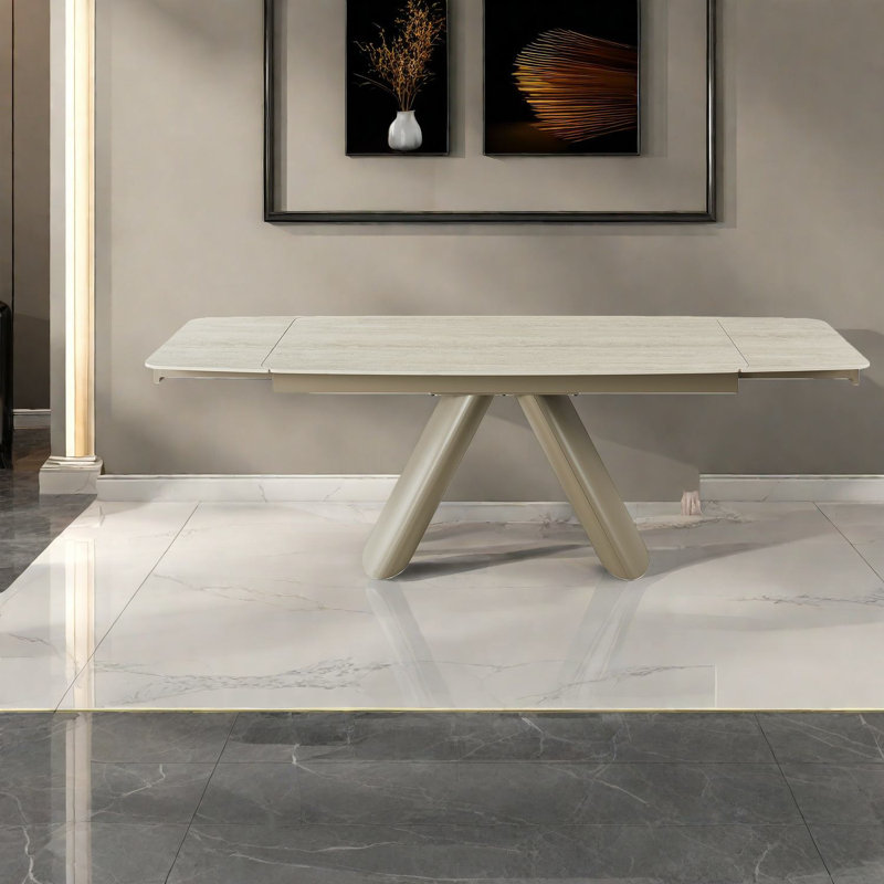 Tables de salle à manger extensibles (table seulement, sans chaises, complet avec plateau et pieds)