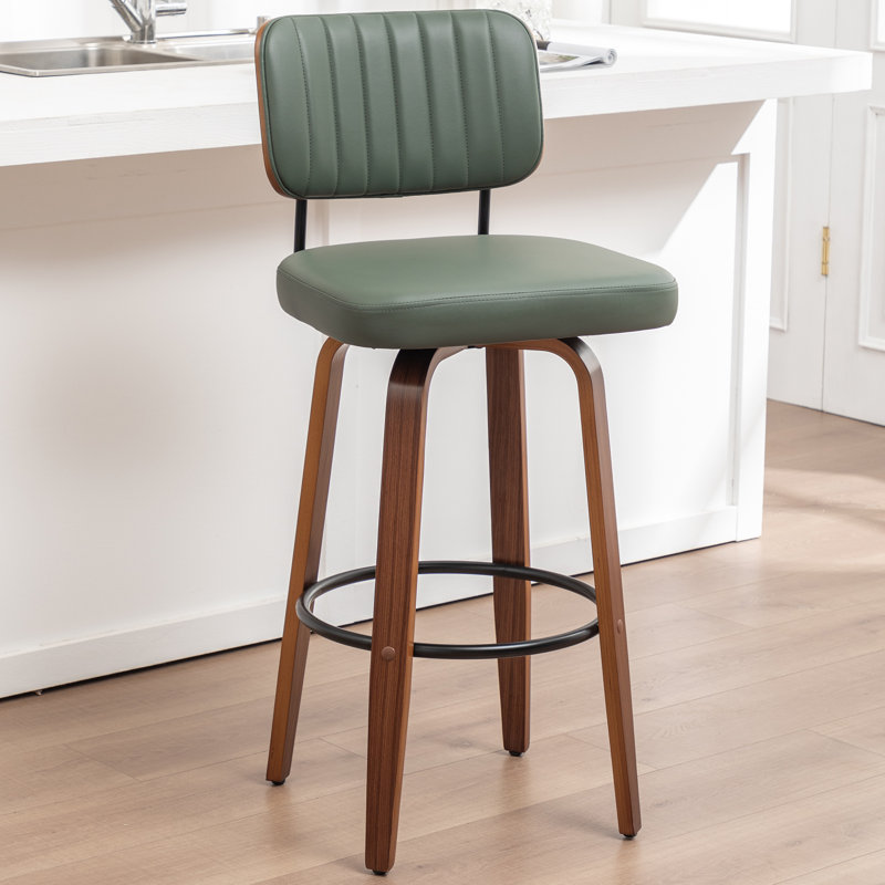 Tabouret de bar et de comptoir pivotant, Tabouret (assise de 30,7 po de hauteur), Vert