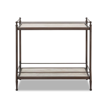 Striated Marble Nightstand
