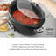 Sur La Table SLT16010BLK Core 3.5 Litre Digital Slow Cooker for Stews and Casseroles, Digital LED Screen, 3 Temperature Functions, Removable Aluminium Pot, Energy Saving, 200W, Black-129480786