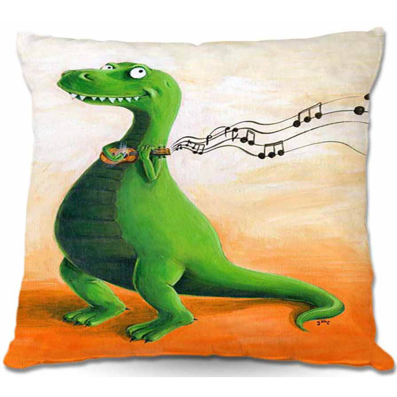 Coussin décoratif pour dinosaure canapé strum, 20 po x 20 po