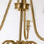 Traditional 9-Light 2-Tier Chandelier with Beige Fabric Shade-1768533511