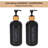 Matte Black Shampoo Dispenser 17 fl (500ml)-121447621