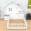 Lit maison avec rangement spacieux et port USB-1591505444
