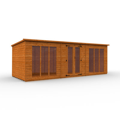 20x8w Tiger Pent Retreat Summerhouse