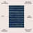 Rocus Minimalist Stripe Navy/Cream Rug-938667728