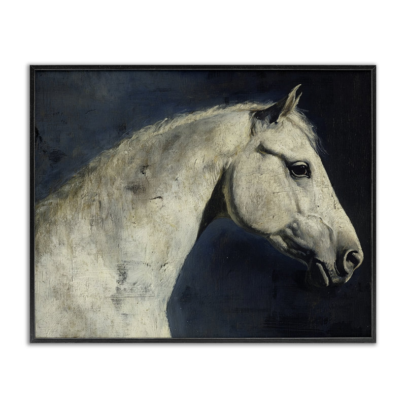 «Equine On The Blue Night», estampe numérique, conception de Svetlana Aleynikova, H 16 po x l 20 po