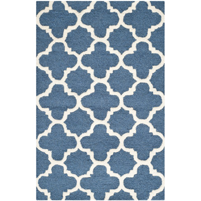 Cannen Hand Tufted Wool Geometric Rug