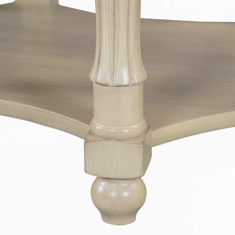 Table basse moderne pour le salon, Espresso / beige