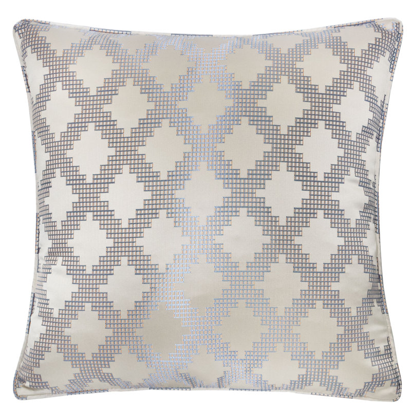 Coussin intérieur / extérieur Emesyn, Argent, H 20 po x l 20 po