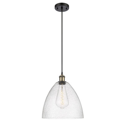 Luminaire suspendu en forme de dôme à 1 lumière Angelia