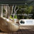 Semi-Cassette Motorized Patio Awning with LED Lights - Moroccan Collection -97884001-97884000