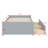 Solid Rubber Wood Bed With 2 Drawers For Storage-1202152229