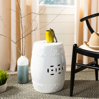 Gagnon Ceramic Accent Stool