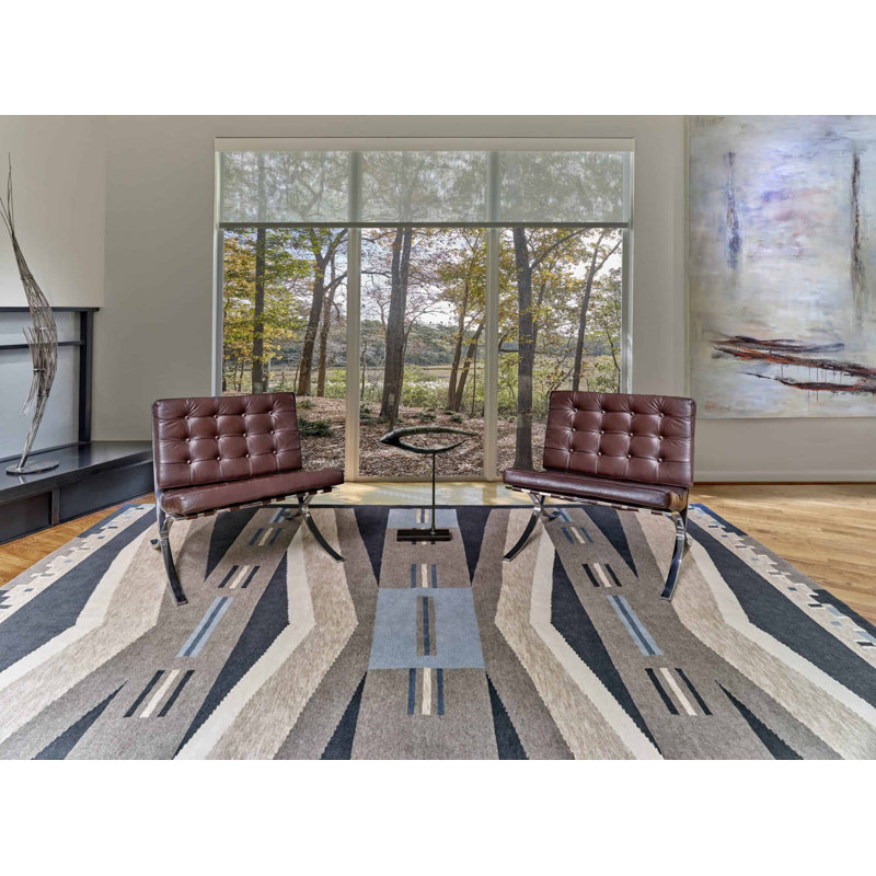 Mesa Wool Southwestern Area Rug, Rectangle 10' x 14'