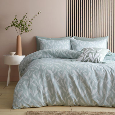 Emile 100% Recycled Polyester Floral Duvet Cover Set with Pillowcases