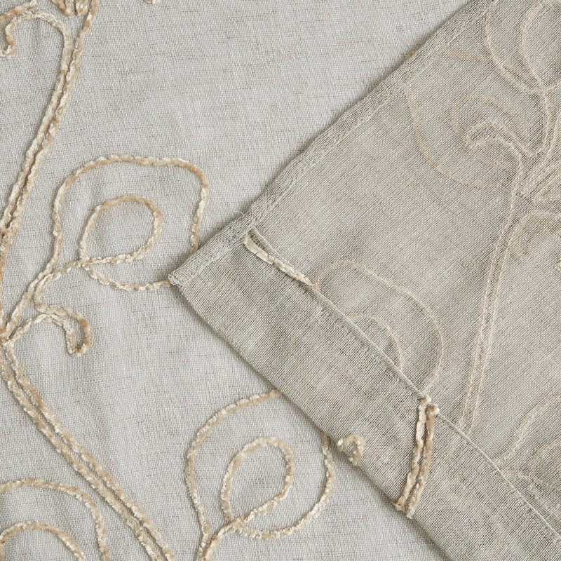 Helmetta Room Darkening Curtain Pair, 76" W x 96" L, Light Beige
