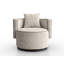 Bernella Upholstered Swivel Armchair-265139756