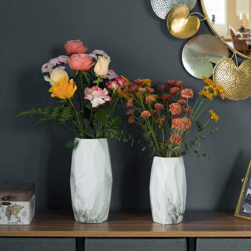 Ensemble de 2 vases de table en céramique Takeya
