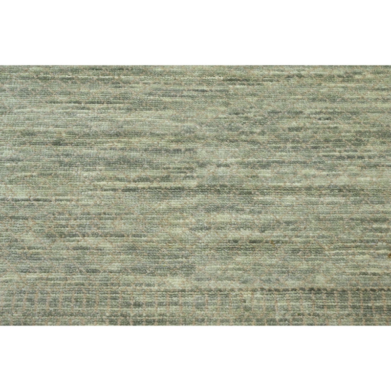 Hand Knotted Area Rug in Light Blue/Natural