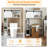 Hollice Freestanding Over The Toilet Storage-945251735