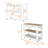 2-Drawer 2-Shelf Kitchen Island