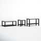 Benniton 3 - Piece Marble Top Living Room Table Set