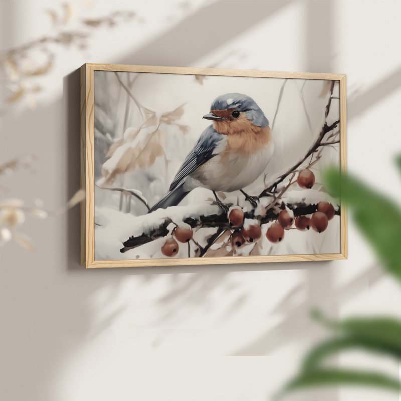 «Chirstmas Art-MI», reproduction encadrée, H 8 po x l 10 po, Naturel