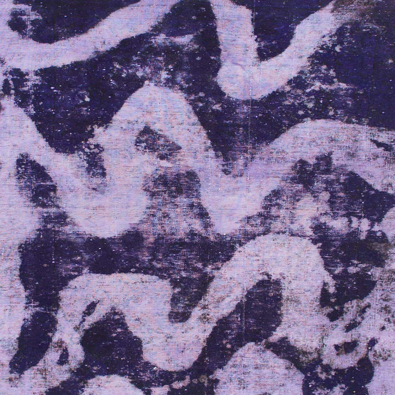 Tapis 100% abstrait 1010 lavable à la machine, Carré 8 pi