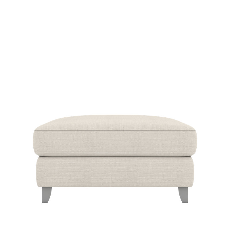 Monterey Outdoor Ottoman with Cushion, White Linen 6016-000