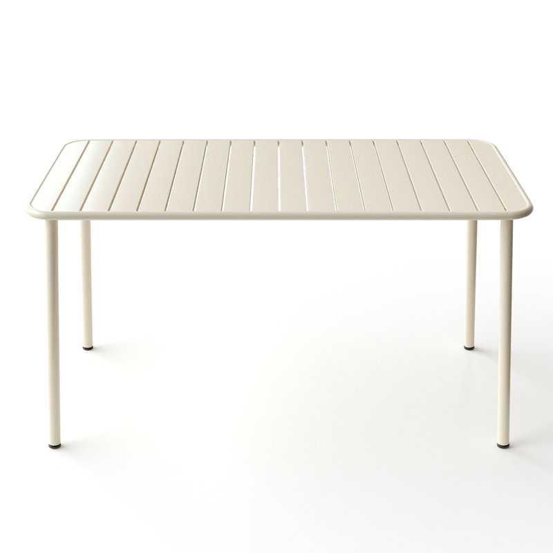 Table de salle à manger Sella, Blanc