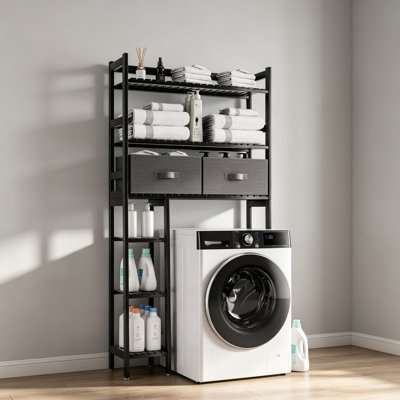 Bamboo Freestanding Over the Toilet Storage