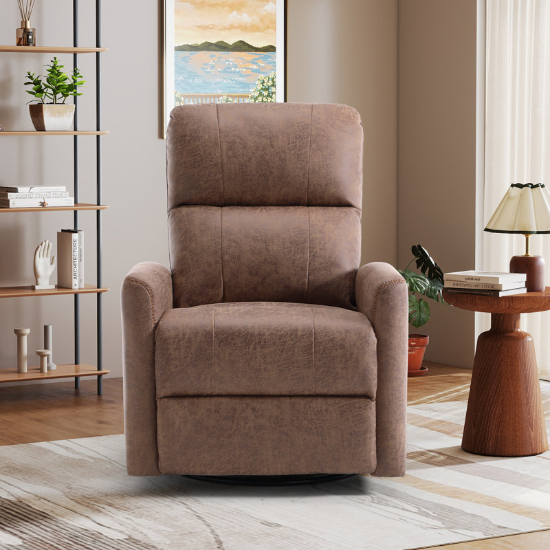 Fauteuil oscillant inclinable manuel Kiea , Brun