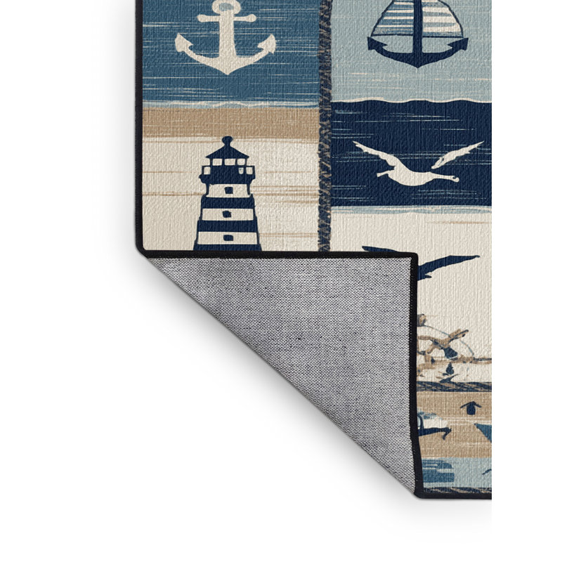  Tapis nautique lavable New England, Rectangulaire 2 pi x 3 pi