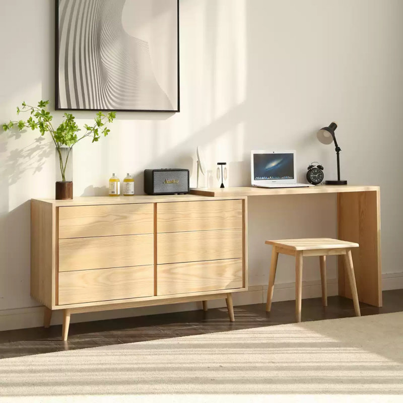 Simple Bedroom Solid Wood Dresser